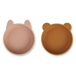  Set de 2 Bols en Silicone Vanessa Liewood 