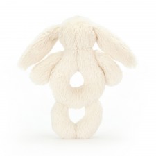 Hochet lapin blanc avec grandes oreilles - JELLYCAT