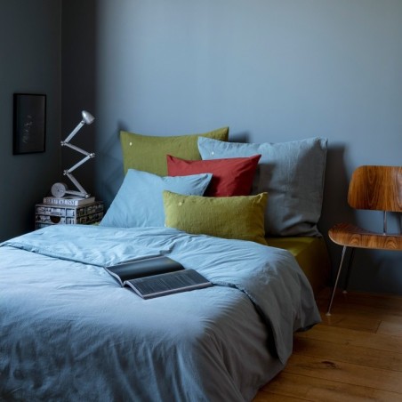 Housse de couette CELESTE en Percale de coton Bio - La Cerise sur le gâteau