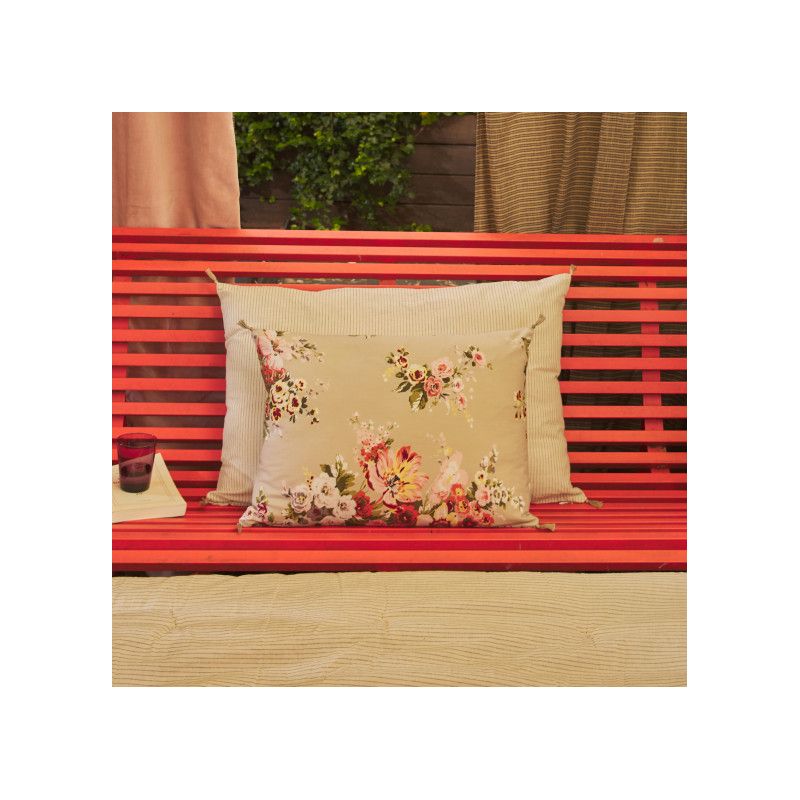BANGALORE ETE COUSSIN BEIGE 40X55 - indian song