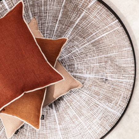Coussin 100% lin CHENNAI - Harmony - Haomy