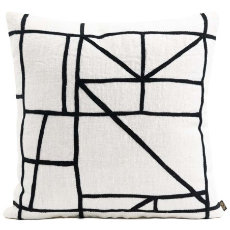 Coussin en Lin brodé KOTA - Harmony - Haomy
