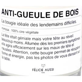 Bougie ANTI-GUEULE DE BOIS - FELICIE AUSSI