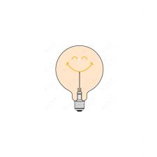 Ampoule Contentment par Smiley World - ELEMENTS LIGHTING