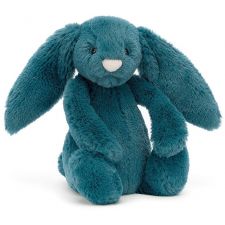 Peluche Lapin Bleu Timide - Taille S - JELLYCAT
