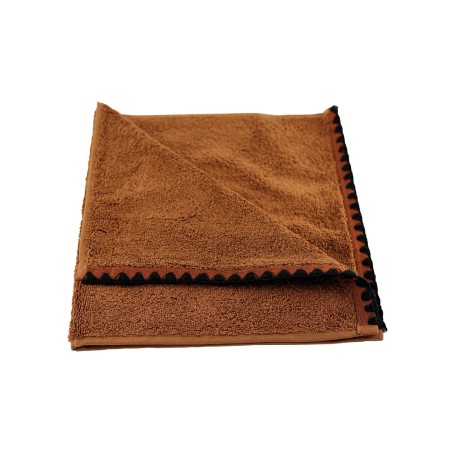 Serviette de bain ISSEY CARAMEL 70X130 cm - Harmony - Haomy