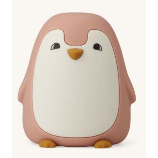 Veilleuse Pingouin Ditlev USBen silicone Liewood 