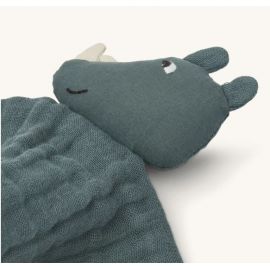 Doudou AMAYA cuddle teddy Rhino / Whale Blue - Liewood