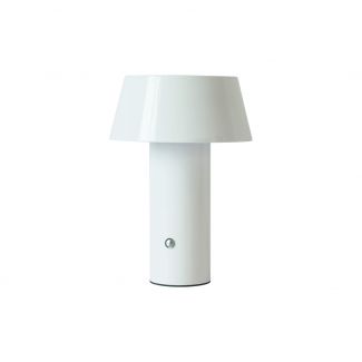 Lampe de table sans fil Mignonne blanc brillant D14 H20cm Opjet
