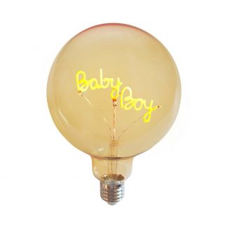  Ampoule LED mot Baby boy E27 ambre D12,5 H18CM Opjet 