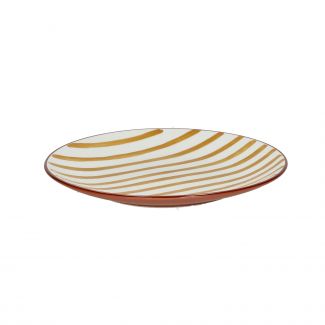 MYKONOS - assiette à dessert - porcelaine - DIA 20,3 x H 2 cm Pomax