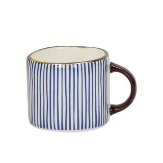 ANAFI - tasse espresso - porcelaine - L 9,2 x W 7 x H 6 cm - bleu