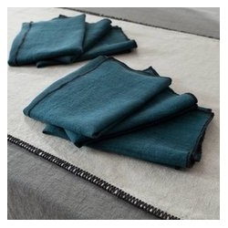 SERVIETTE DE TABLE LETIA 41X41 CM Serviette de table lin LETIA 41X41 Harmony - Haomy