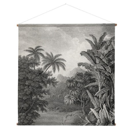 TAPISSERIE MURALE XXL JUNGLE 154x154x2cm
