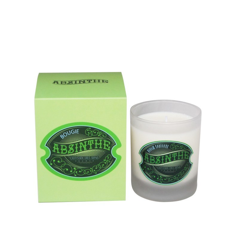 BOUGIE VÉGÉTALE 180G ABSYNTHE BOUGIE VÉGÉTALE 180G ABSYNTHE - ODYSSEE DES SENS