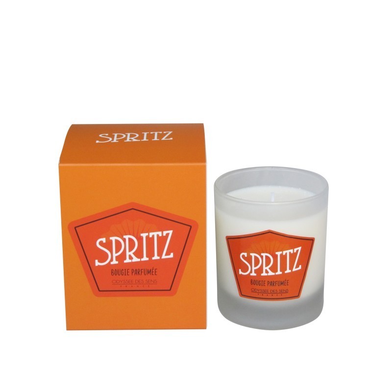 BOUGIE VÉGÉTALE 180G SPRITZ BOUGIE VÉGÉTALE 180G SPRITZ - ODYSSEE DES SENS