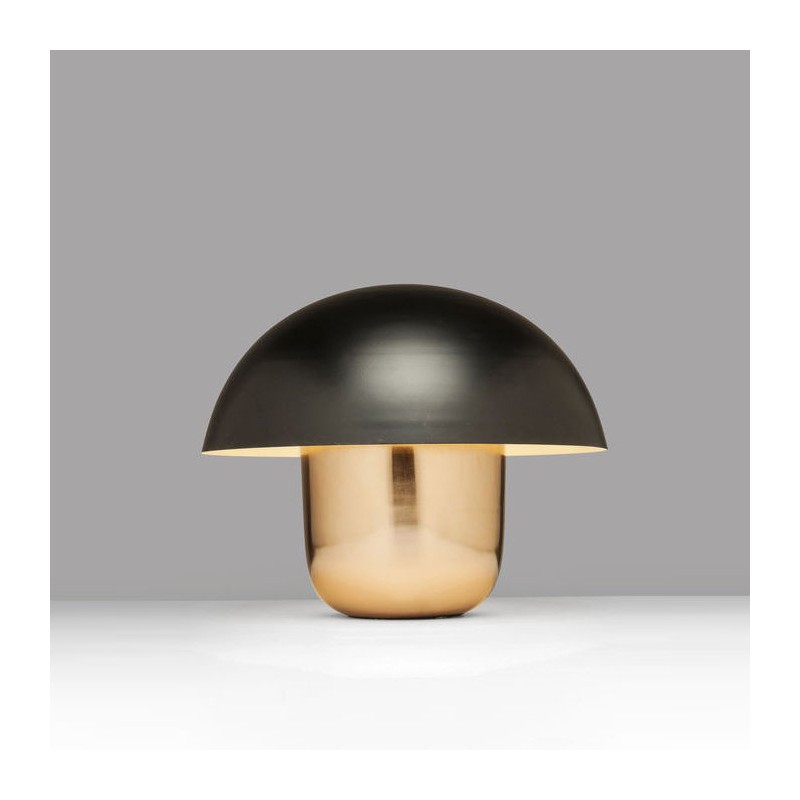 LAMPE DE TABLE MUSHROOM CUIVRE/NOIR - Kare