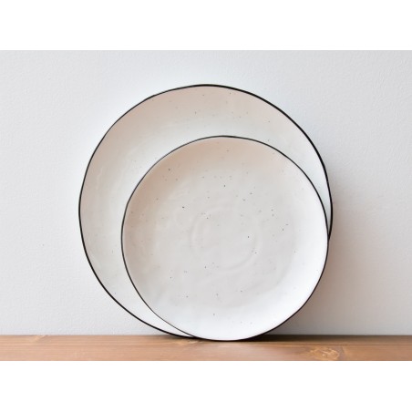 ASSIETTE PLATE BASIL PORCELAINE D26 - Pomax