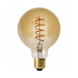 AMPOULE GLOBE LED GM TWIST 4W E27 AMBRE D.12.5X17.5 AMPOULE GLOBE LED GM TWIST 4W E27 AMBRE D.12.5X17.5 Opjet