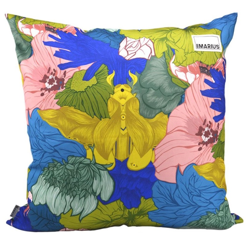 COUSSIN MARIUS SCARABEE MOTIF GEANT 75X75 COUSSIN MARIUS SCARABEE MOTIF GEANT 75X75 - Où est Marius