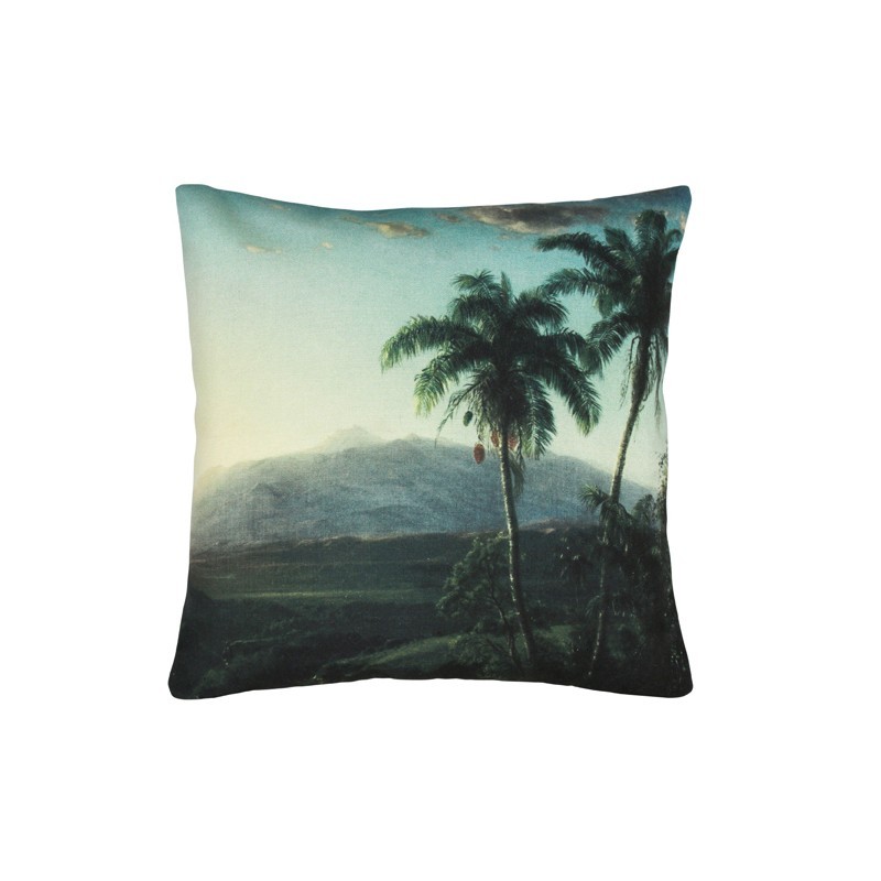 COUSSIN IMPRIME PALM LANSCAPE 45x45 COUSSIN IMPRIME PALM LANSCAPE 45x45 - HK LIVING