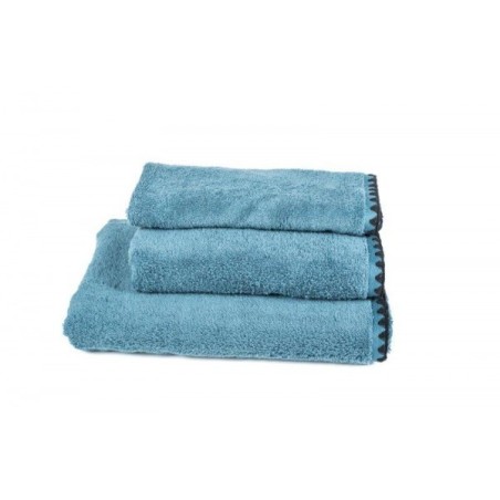 SERVIETTE DE BAIN ISSEY BLEU STONE 70X130 cm - Harmony - Haomy