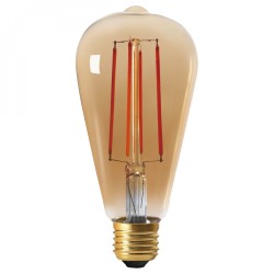 AMPOULE LED VINTAGE 8W E27 AMBRE D6,4CM DIMMABLE AMPOULE LED VINTAGE 8W E27 AMBRE D6,4CM DIMMABLE Opjet