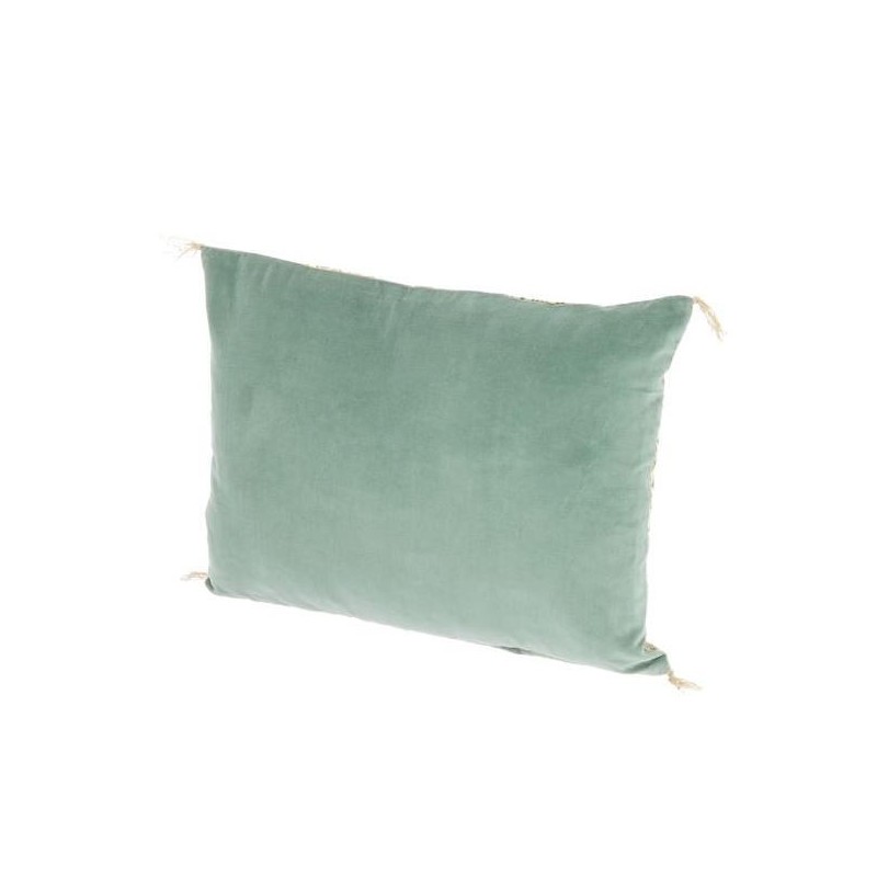 COUSSIN VELOURS DE COTON 35X50 CELADON DOMINOS COUSSIN VELOURS DE COTON 35X50 CELADON DOMINOS - indian song