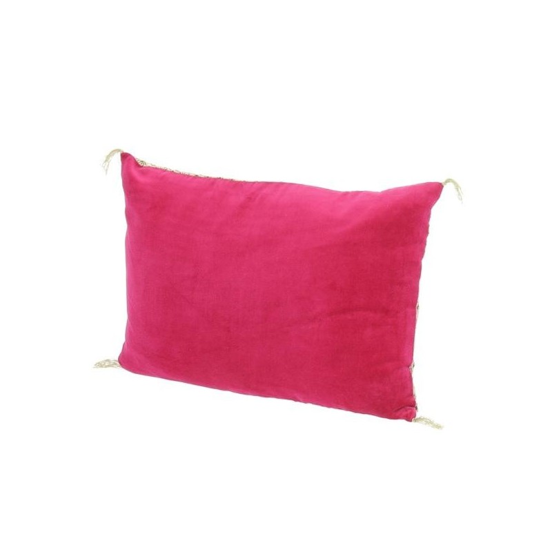 COUSSIN VELOURS DE COTON 35X50 CERISE DOMINOS COUSSIN VELOURS DE COTON 35X50 CERISE DOMINOS - indian song