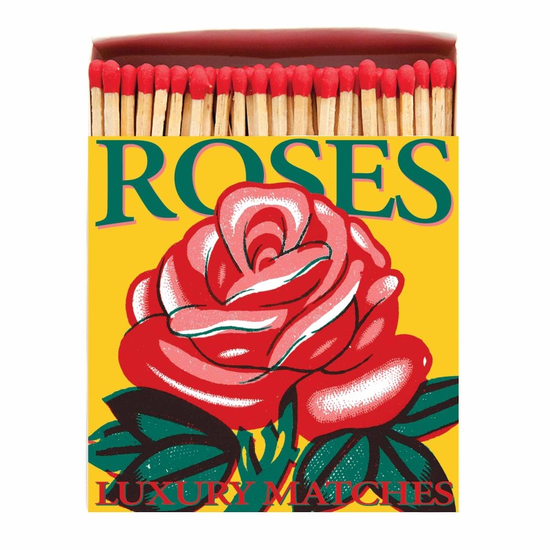 BOITE D'ALLUMETTES ROSE ROUGE BOITE D'ALLUMETTES ROSE ROUGE - ARCHIVIST