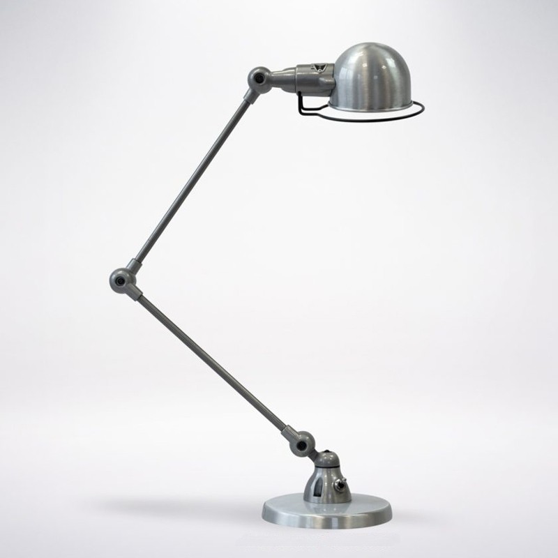 LAMPE A POSER SIGNAL SI333 2X30CM / ACIER BROSSE - JIELDE