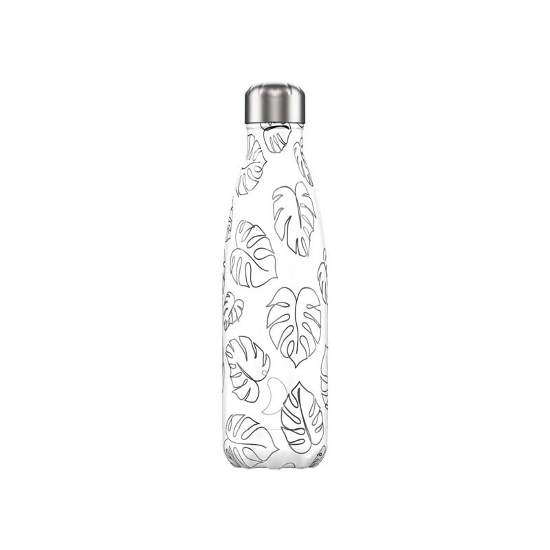 BOUTEILLE CHILLY'S 500ML LINE ART LEAVES BOUTEILLE CHILLY'S 500ML LINE ART LEAVES - CHILLY'S