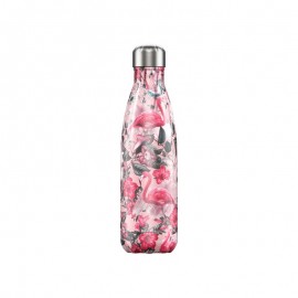 BOUTEILLE CHILLY'S 500ML TROPICAL/FLAMINGO - CHILLY'S