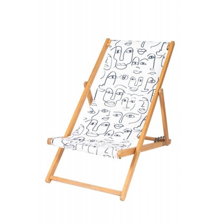 HOUSSE DE CHILIENNE 43X144 DAKHLA IVOIRE - Harmony Textile