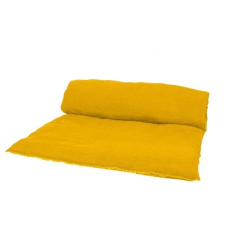 EDREDON EN LIN VITI 85X200 SAFRAN - Harmony - Haomy