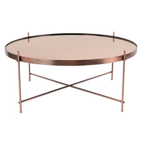 TABLE CUPID XXL COPPER DIAM.82.5 H.35CM