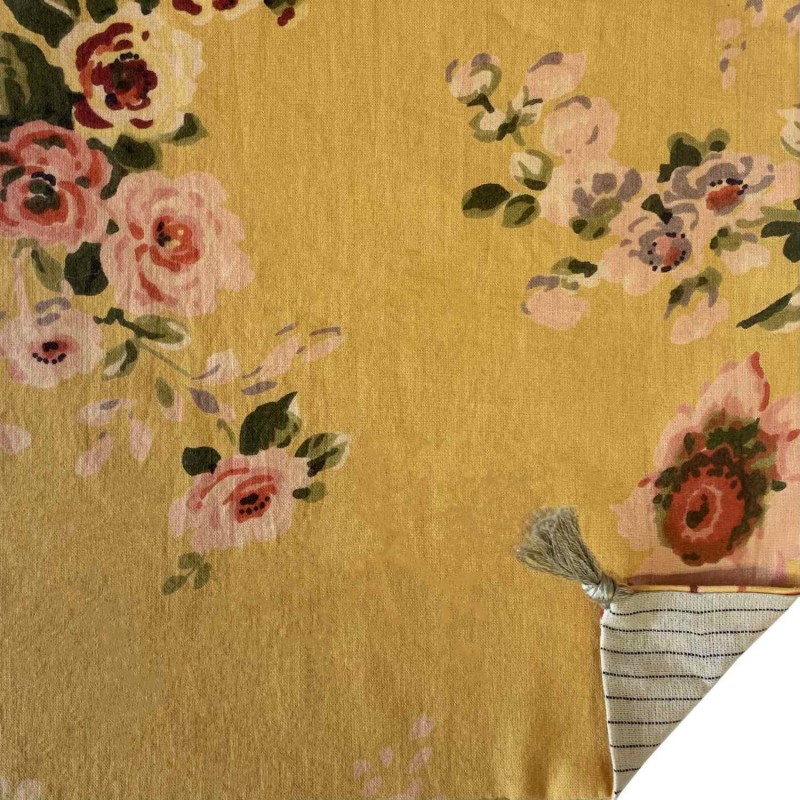 BANGALORE ETE COUSSIN OCRE 45X45 - indian song