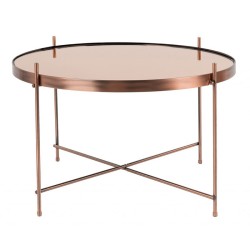 TABLE CUPID LARGE CUIVRE TABLE CUPID LARGE CUIVRE DIAM.62,5 H.40CM Zuiver