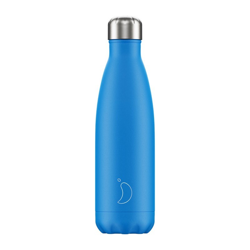 BOUTEILLE CHILLY'S 500ML NEON BLUE BOUTEILLE CHILLY'S 500ML NEON BLUE - CHILLY'S