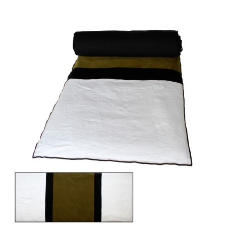 Edredon velours Mumbai 85X200 - Harmony - Haomy