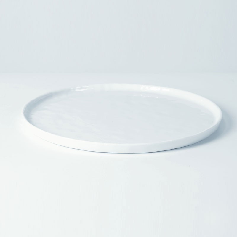 PLAT A TARTE ROND PORCELINO PLAT A TARTE ROND PORCELINO - Pomax