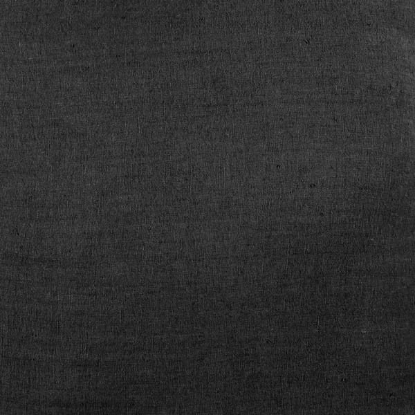 Coussin lin/coton CORON 40X60 en coloris Noir - Harmony - Haomy